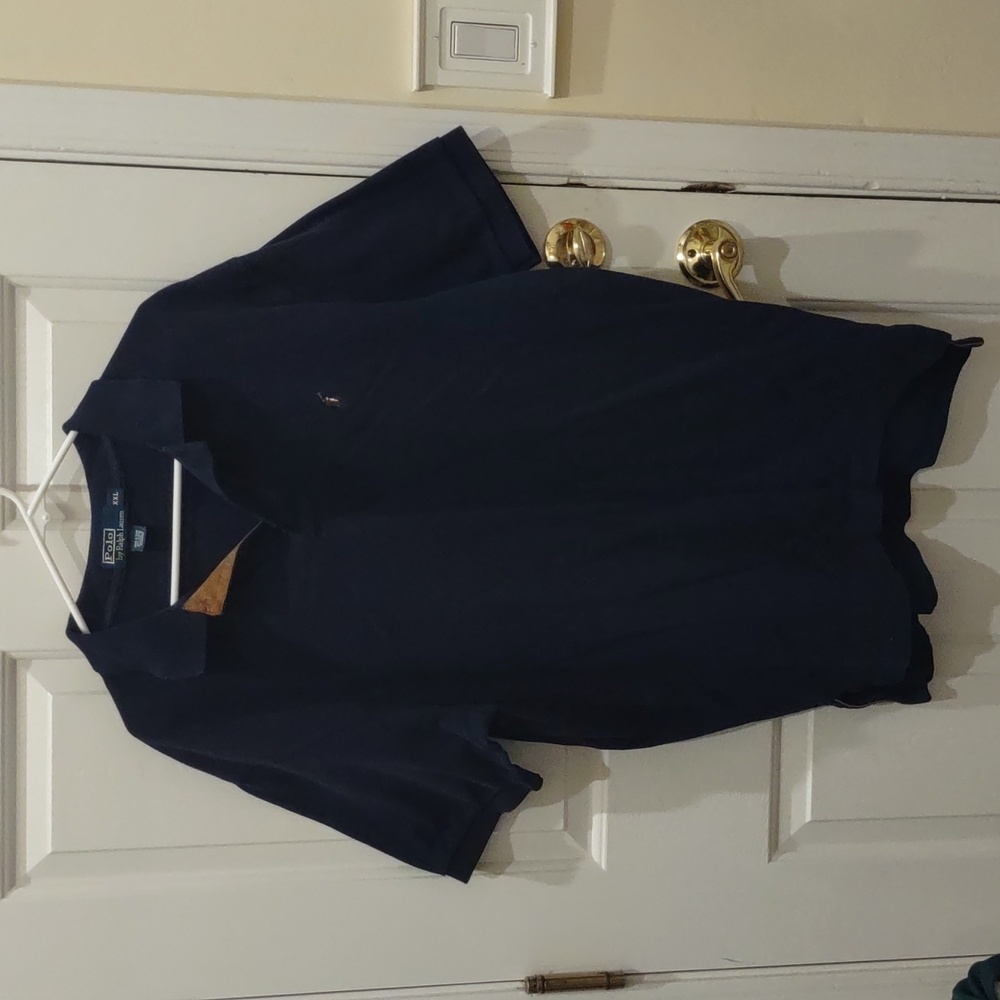 Men's navy blue Polo by Ralph Lauren shirt size XXL